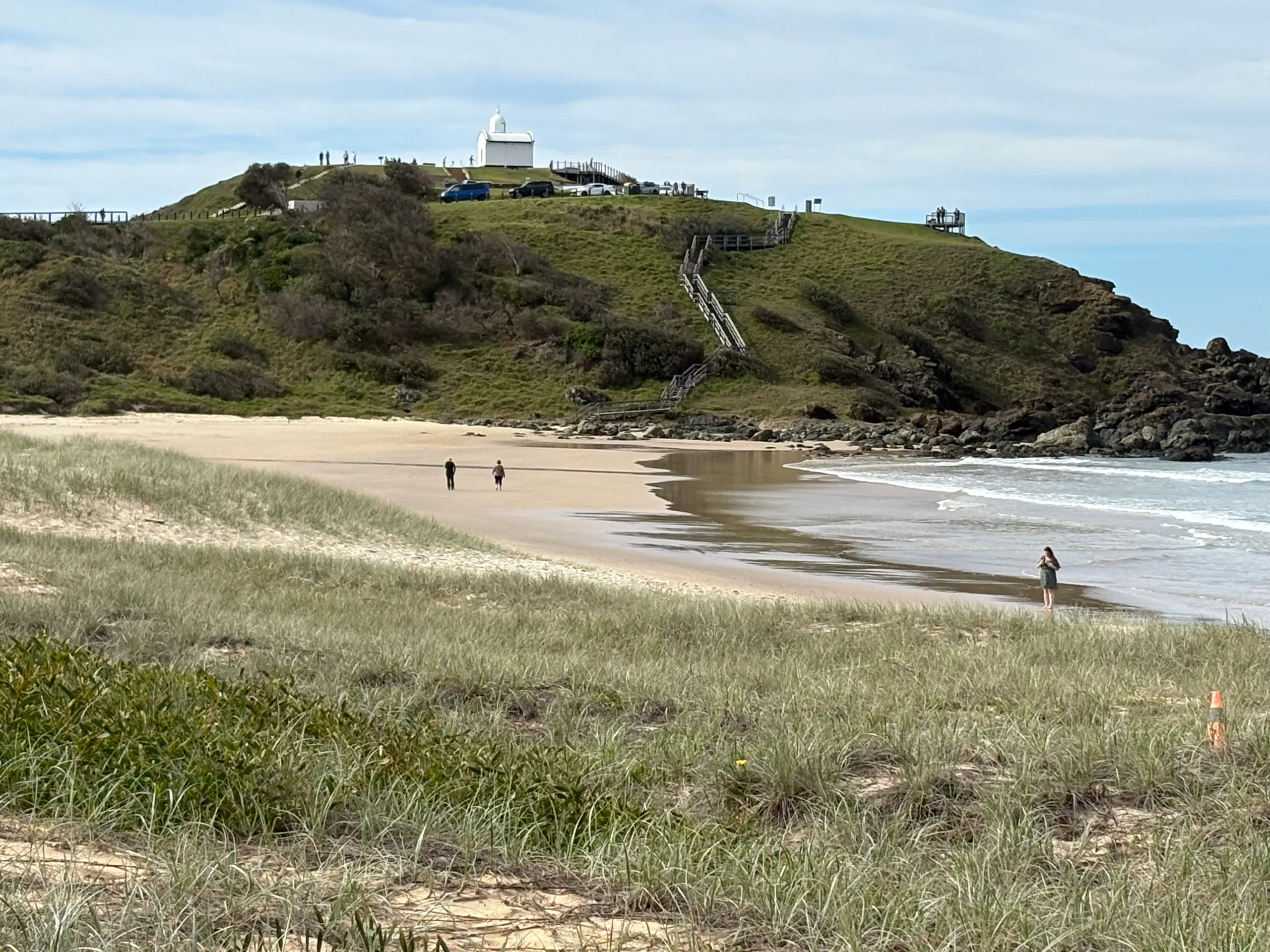 Lighthouse Beach below Tacking Point Lighthouse at Port Macquarie